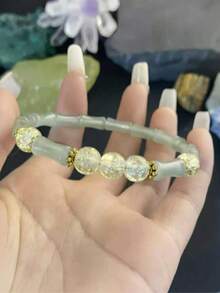 1 件优雅简约新中式风格竹珠手链