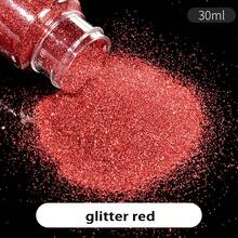 One Bottle Of Bottled Fine Glitter Powder DIY Materials Hand-Made Sequins, Crystal Glue AB Molds, Resin, UV Glue, Liquid Sand, Oil, Mahjong Filler - Multicolor - View 7
