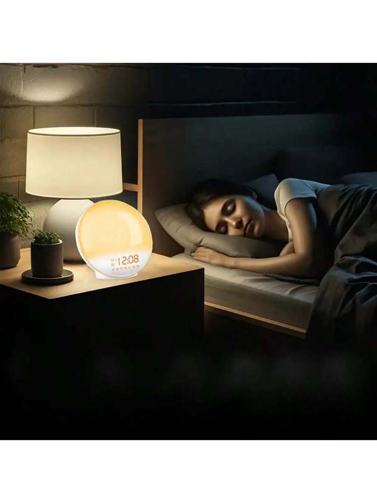 This Wake-Up Light Sunrise Alarm Clock Is Designed For Deep