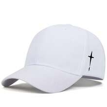 Men Geometric Embroidered Baseball Cap For Daily Life And Outdoor Casual Halloween