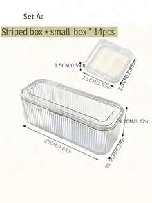 1/5/10pcs Transparent Nail Art Storage Box, Fake Nails Organizer Box, Press-On Nails Storage Box, Nail Display Box, Artificial Nail Organizer Box, Nail Tools Storage Box, Nail File Holder,Gifts For Women,Christmas Gifts,Gift Ideas For Women,Room Decor - Clear - View 14