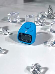1pc Portable Finger Tally Counter With LED Light, Manual Ring Mini Counter With Hundred Reminder, Holiday Gift (Battery Not Included), Finger Tally Counter, Ring Electronic Button Timer, Student Business Finger Counter, Suitable For Knitting Counting, Multiple Colors Available - Multicolor - View 8
