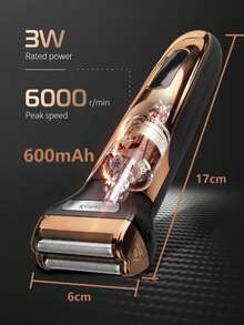 Kemei 科美三合一强力电动剃须刀面部身体毛发修剪器胡须剃须刀鼻毛耳毛修剪器男士专用 KM-1429 - 彩色 - 查看 5