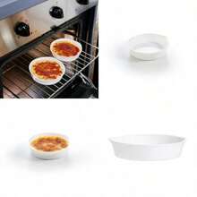 Luminarc Cuisine - Refractario de Opal en Forma de Plato para Hornear Molde Ovalado Blanco Resistente Temperatura max. 250 °C Almacenar Alimentos - blanco - Ver 1