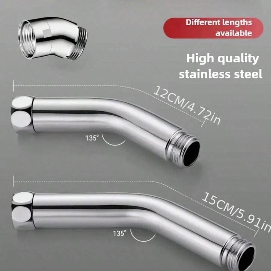 Copper Shower Head Angle Adjuster | Handheld To Overhead Shower Converter | Shower Head Bracket Elbow Accessory