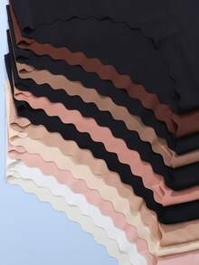 12pcs/Set Seamless Hipster Panties For Women, Minimalist Solid Color, Soft & Comfortable, Suitable For Daily Wear And Dates - Multicolor - View 5