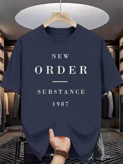 Camiseta Unissex 100% Algodão – New Order: Substance – 100% algodão-Malha premium-Camiseta personalizada-Premium-Modelo Casual-Basico-Malha Penteada-Unissex  Verão    Ajuste Regular