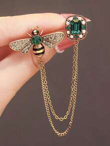 1pc Luxury & Elegant Women's Brooch Set, Includes Brooch Pin, Sweater Pin, And Accessories - Brooch - View 14