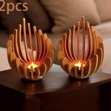 1 Chân nến hình hoa sen thủ công (Không bao gồm nến), Chân nến trang trí nhà cửa, Chân nến hình hoa sen, Trang trí nến trang nhã, Thích hợp cho đám cưới, nhà cửa, Giáng sinh, Ngày của Mẹ - Không cần pin, Trang trí tối giản hiện đại - Nhiều màu - Xem 8