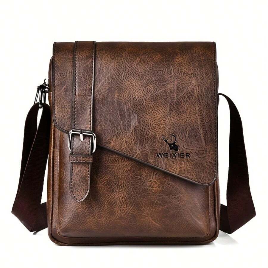 Women's Retro Casual Messenger Bag, Large Capacity Crossbody Bag, Versatile Shoulder Tote Bag - Multicolor - View 1