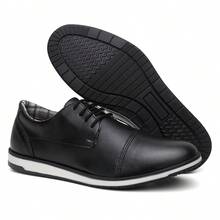 Men's Modern Sneakers With High Sole, Comfortable, Stylish, Soft, And Elegant. - Black - View 3