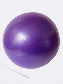 1 件粉色防爆迷你普拉提健身球，25 厘米小型瑜伽球，适用于核心力量训练、健身、瑜伽、产后康复、健身房锻炼、女性健身器材