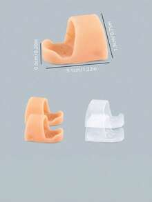 2 مجموعة فاصل أصابع القدم من السيليكون، دعم مريح للقدم، حماية قدم ناعمة ومانعة للانزلاق وقابلة للغسل، للحفاظ على نظافة أظافر القدم | رعاية مريحة للأصابع | مادة مرنة، مناسبة للرجال والنساء - متعدد الألوان - مشاهدة 6