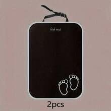 1PC Car Seat Back Protector Pad For Baby - Anti-Kick Mat, Universal Fit, Black Kick Pad For Car Seat Interior Protection - Multicolor - View 11