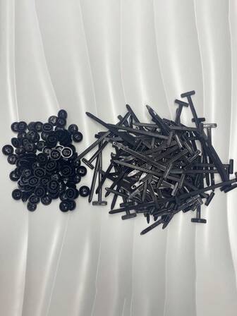 100pcs-Universal Multifunctional Car Cable Tie Buckle, Durable Self-Locking Nylon Cable Tie With Black Plastic Zipper Head - Suitable For Car Repair, Home, And Outdoor Multifunctional Organization Tools