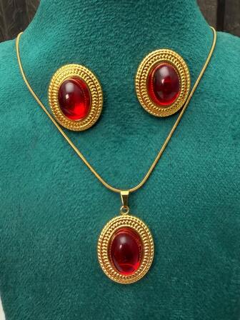 时尚不锈钢小金珠装饰耳环，男士款