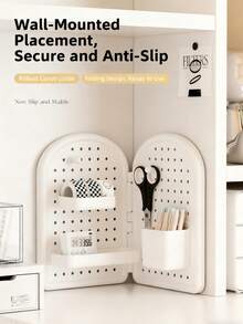 多功能转角置物架，穿孔板搁板，免打孔，立式转角置物架 - 彩色 - 查看 4