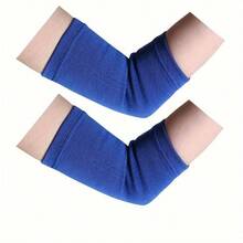 1Pair Of Compression Elbow Sleeves Lightweight Elastic Support For Sports Running Weightlifting Tennis And Basketball Polyester - Multicolor - View 12