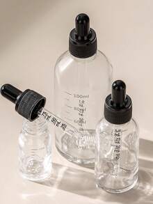 1PC 5ml-100ml Dropper Bottles With Scale Reagent Eye Drop Glass Aromatherapy Liquid Pipette Bottle Refillable Bottles Travel Perfume Bottle Containers