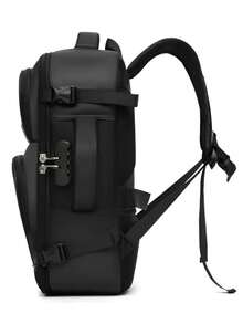 Multifunctional Travel Backpack, Waterproof, With Different Compartments, For School Or Travel - Apricot - View 8