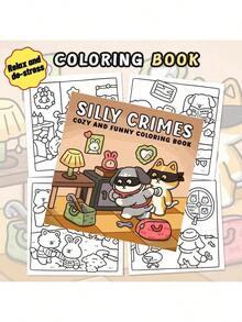 Cute And Mischievous: Unabridged Adult Coloring Book 2 - Immerse Yourself In The Bold, Playful Artistic World Of Fluffy Little Companions In Various Fun Scenarios, Suitable For Stationery, School Supplies, Great Gift For Girls, Valentine's Day, New Year - Cute & Naughty - 查看 4