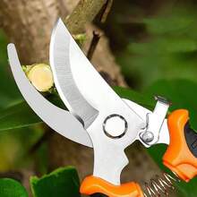 Stainless Steel Pruning Shears - Ergonomic Stainless Steel Pruning Shears, Durable Non-Slip Garden Shears For Gardening And Lawn Care Tree Branches - Multicolor - View 3
