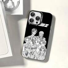 Funda de teléfono A-TEEZ KPOP Anime para 17 16 15 14 13 12 11 Pro MAX, cubierta trasera mate a prueba de golpes, funda mate anti-caída - z7 - Ver 5