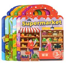 Sách dán hình Jelly Stickers - Sách tĩnh lặng tự làm, Sổ kế hoạch vui nhộn, Hình dán trang trí, Tranh ghép hình - Quà sinh nhật, Quà tặng hoàn hảo, Quà tặng ngày lễ - Nhiều màu - Xem 13