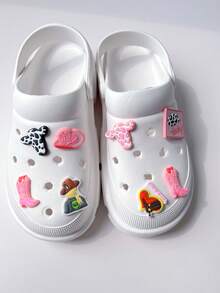 8pcs/set Jeans Style Fashionable Shoe Accessories For Shoes - Multicolor - View 5