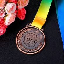 1 Pieza/Set, Medalla personalizada, Texto y diseño personalizables, Medalla deportiva personalizada, Premio de competición, Adecuada para varios deportes como maratón, ciclismo, baloncesto, danza, fútbol, etc.