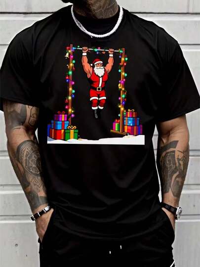 Camiseta Unissex 100% Algodão – Natal Fitness – 100% algodão-Malha premium-Camiseta personalizada-Premium-Modelo Casual-Basico-Malha Penteada-Unissex  Verão    Ajuste Regular