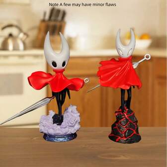 Hornet, Hollow Knight, Silksong, Action Figures, Desktop Decor, Anime Character Collectibles - PVC Statue Figurines, Game Merchandise, Durable Sculpted Decorations, Ideal For Collectors And Decor, Premium Figures, Cartoon Anime PC/Car Accessories, Holiday & Birthday Gifts, Gifts For Friends, Siblings, Classmates