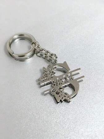 1PC Custom ''Initial Name'' Butterfly Flower Keychain Fashion Personalized Custom Name Unique Gift,Durable,Colorful,Cute,Adorable,Funny,Kawaii,Y2K,Stylish,Unisex,Casual,Custom,Personalized,Unique,Customized,Ideal Gifts For Him,Ideal Gifts For Her,Her,Boyfriend,Girlfriend,Family,Friends,School Supplies,Back To School,For Office,For School,For Classroom,For Teacher Gifts,For University,For Colleague,For Dorm Rooms,For Teacher,For Boys And Girls,For Teenagers,Junior High School Students,Middle School Students,High School Senior High School Students,College Students,University Students,Freshman,Sophomore,Underclassmen,Customized Keychains & Accessories,End Of Summer