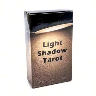 Light Shadow Tarot-Revelation Divination Deck, 78 Cards, Card Game, Christmas Revelation Gift, Birthday Surprise, Card Game For Friends And Family Spiritual Exploration Gatherings