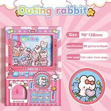 Cuadernos ocupados de capibara kawaii |     Juguetes sensoriales reutilizables para aliviar el estrés para niños y estudiantes, organizador de regalos de papelería para la vuelta al colegio MRVU - Cámping - Ver 7
