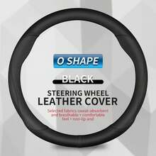 Para accesorios interiores de coche Volvo XC90 XC60 XC40 V90  V50 V40 S60 S90, funda de volante de coche de cuero de fibra de carbono - Una burbuja - Ver 11