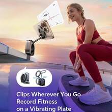 حامل هاتف مغناطيسي قابل للطي وللتدوير 360 درجة، متوافق مع المكتب والسفر والطائرة، تصميم قابل للتلسكوب، مصنوع من مادة ABS، دعم مغناطيسي قوي