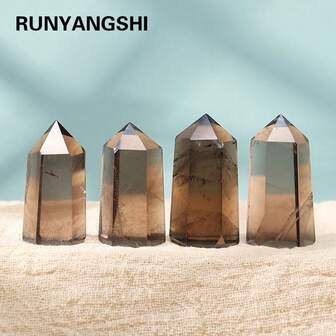 Smoky Quartz Crystal Point - Natural Raw Stone For Home Decor, Spiritual, Perfect Gift For Christmas, Valentine's, Mother's Day & More