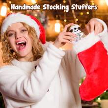 Mini Positive Energy Sloth Birthday Gift (With Greeting Card), Handmade Crocheted Sloth Ornament, Conveys Positive Emotions, Christmas Stocking Stuffer - Multicolor - View 4