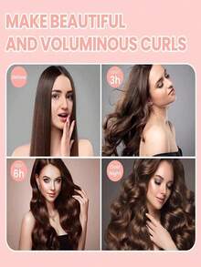 1/3 Pieceshair Styling Tool Set, No-Heat Curling Tools, Curling Iron, Designed For Women's Hairstyles, Convenient And Flexible Curling Iron, Essential Hair Salon Products And Accessories, Rubber Band Curling Iron, Sleeping Styling Tool