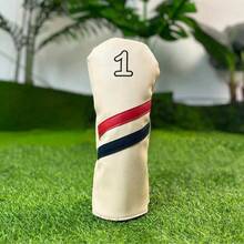 Large Digital Pattern (1 3 5 U) Golf Club Protective Cover, Limited Edition Golf Accessories, Golf Gift, Waterproof And Durable Material, Providing The Best Protection For Golf Clubs - Beige - View 10