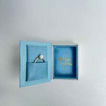 复古迷你首饰书盒戒指吊坠收纳盒小戒指盒小红书首饰盒欧式创意磁吸式首饰盒 - 彩色 - 查看 10