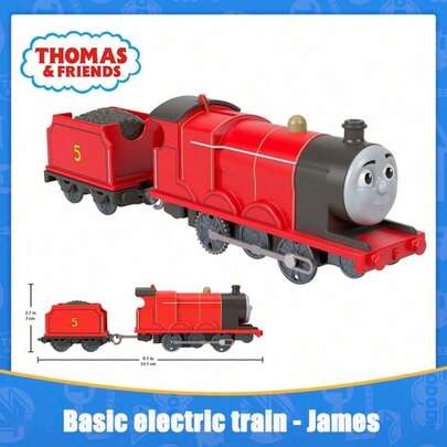 Mattel 托马斯轨道大师系列 - 电动合金火车多角色主题轨道套装 | 男孩活力生日礼物