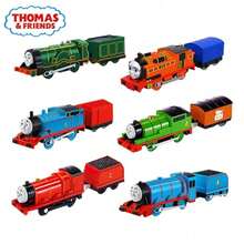 Mattel Thomas TrackMaster Series - Electric Alloy Train Multi-Character Theme Track Set | Energetic Birthday Gift For Boys - Basic Electric Train - Thomas - View 2