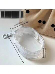 3/1 Stück Unisex klare leichte tragbare EVA Kabel Organizer - Wasserbeständige kratzfeste schlanke Hülle für Kopfhörer, Datenkabel & USB-Kabel - Unverzichtbares Reise-, Camping-, Wanderzubehör & tägliches Grundbedürfnis für Zuhause und Büro - Perfektes Festival-Geschenk zu Weihnachten, Valentinstag, Geburtstagen für Liebste & Technikbegeisterte - Verschiedenfarbig - Übersicht 5