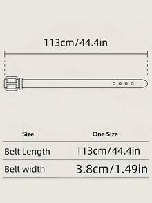 1 chiếc thắt lưng nam phong cách punk rock cổ điển, thắt lưng cá nhân hóa với đinh tán đen, thiết kế hình chữ thập và đầu lâu, thời trang. - skull Cross - Xem 6