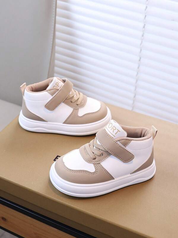 1 Pair Children's Autumn New Soft Bottom Fashion Versatile Outdoor Non-Slip Casual Sports Shoes, Suitable For Toddlers/Little Kids Daily Casual Wear And Tennis Shoes