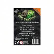 Juegorama 大烏龜橙皮卡套 (63.5x88 毫米) – 55 張優質 100 微米卡套 | 不粘 - 黑色 - 查看 1