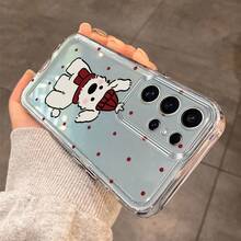 Funda para teléfono , compatible con modelos /Redmi, incluye fundas para perros con bufanda, adecuada para  14 M4PRO M13T M11Lite/Note9/Note10 Note11 Note12Pro Note13 Note13Pro 4G/5G11T Note8/Note8Pro10A/A3 K60/K70E.Funda protectora de cobertura total, diseño simple y creativo. - Multicolor - Ver 5