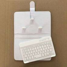 Magnetic Wireless Keyboard Case Compatible With IPad And Android Tablets - White - View 2